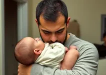 homem foge com filha de um mês