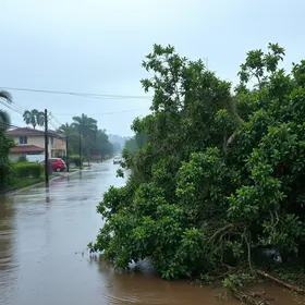 chuva de granizo