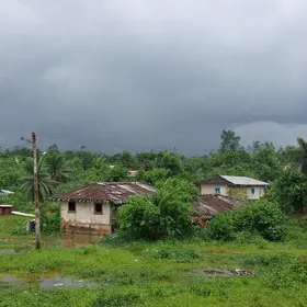 tempestade com granizo