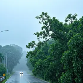 temporal com granizo